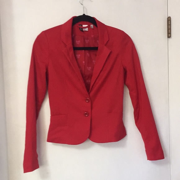 Divided by H&M Red Blazer US 2 - Picture 1 of 7
